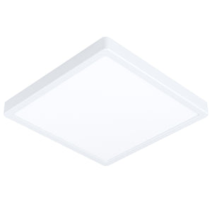 Plafoniera Moderna Fueva 5 In Acciaio Bianco Led Integrato 20,5W 3000K Ip44