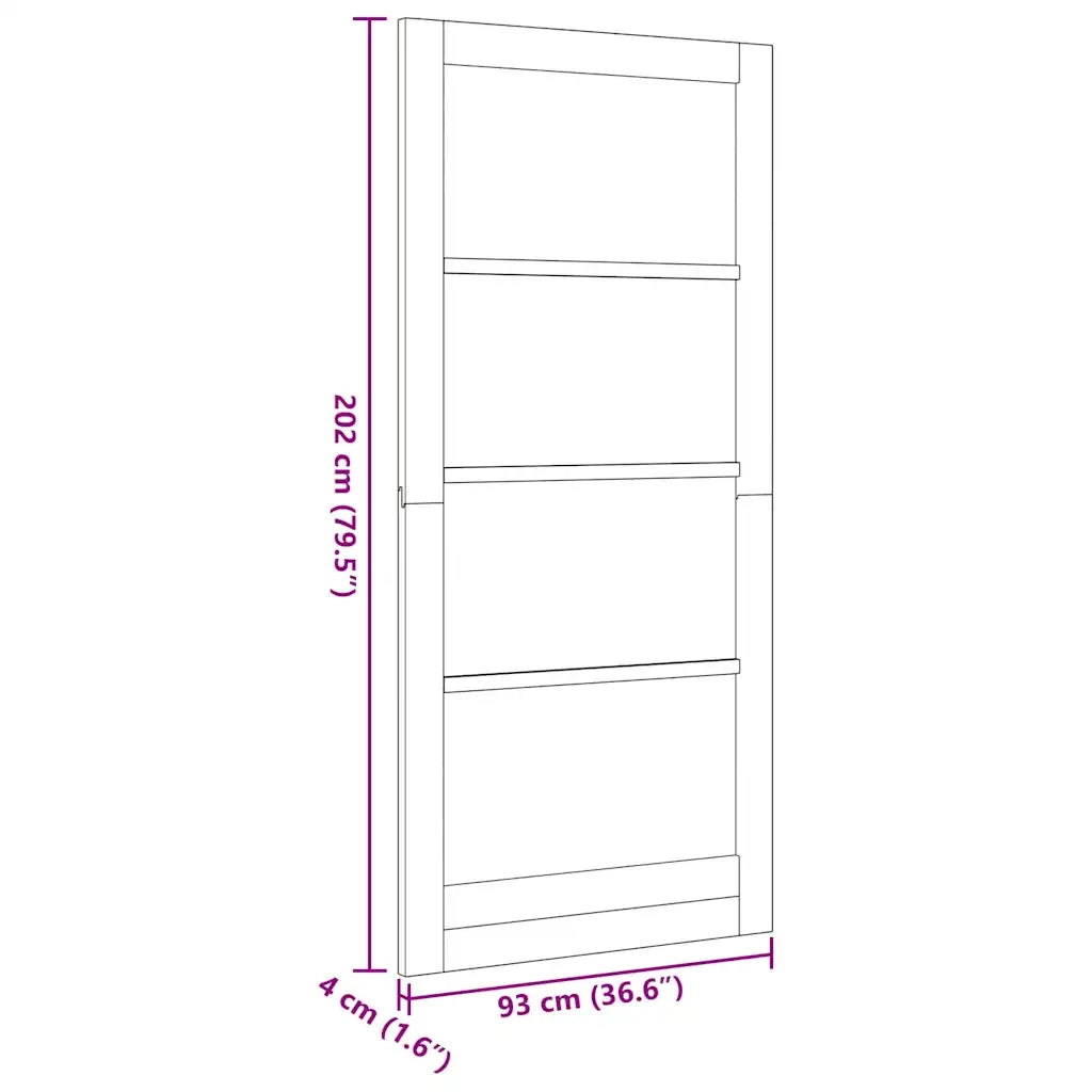 Porta Interna ORKDAL Bianco Pronto 93 x 202 cm 4102704