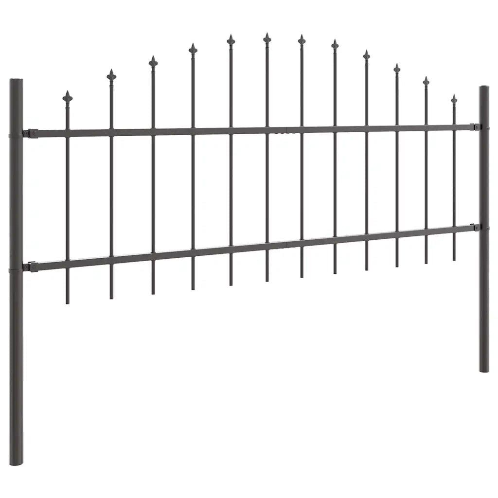 Recinzione per Giardino 6 pcs Grigio 170 x 140 cm