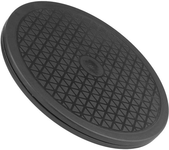 Supporto Rotativo per Display - Piatto di Supporto Girevole - 360 Gradi - Nero - Supporto per Display - Capacità fino a 50 kg - Adatto per Cucina e Ufficio