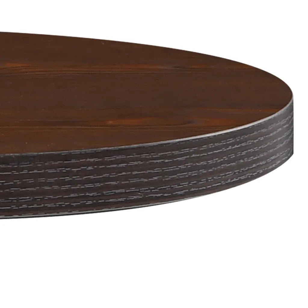 Tavolo da Bistrot Marrone Scuro 60 cm in MDF 286422