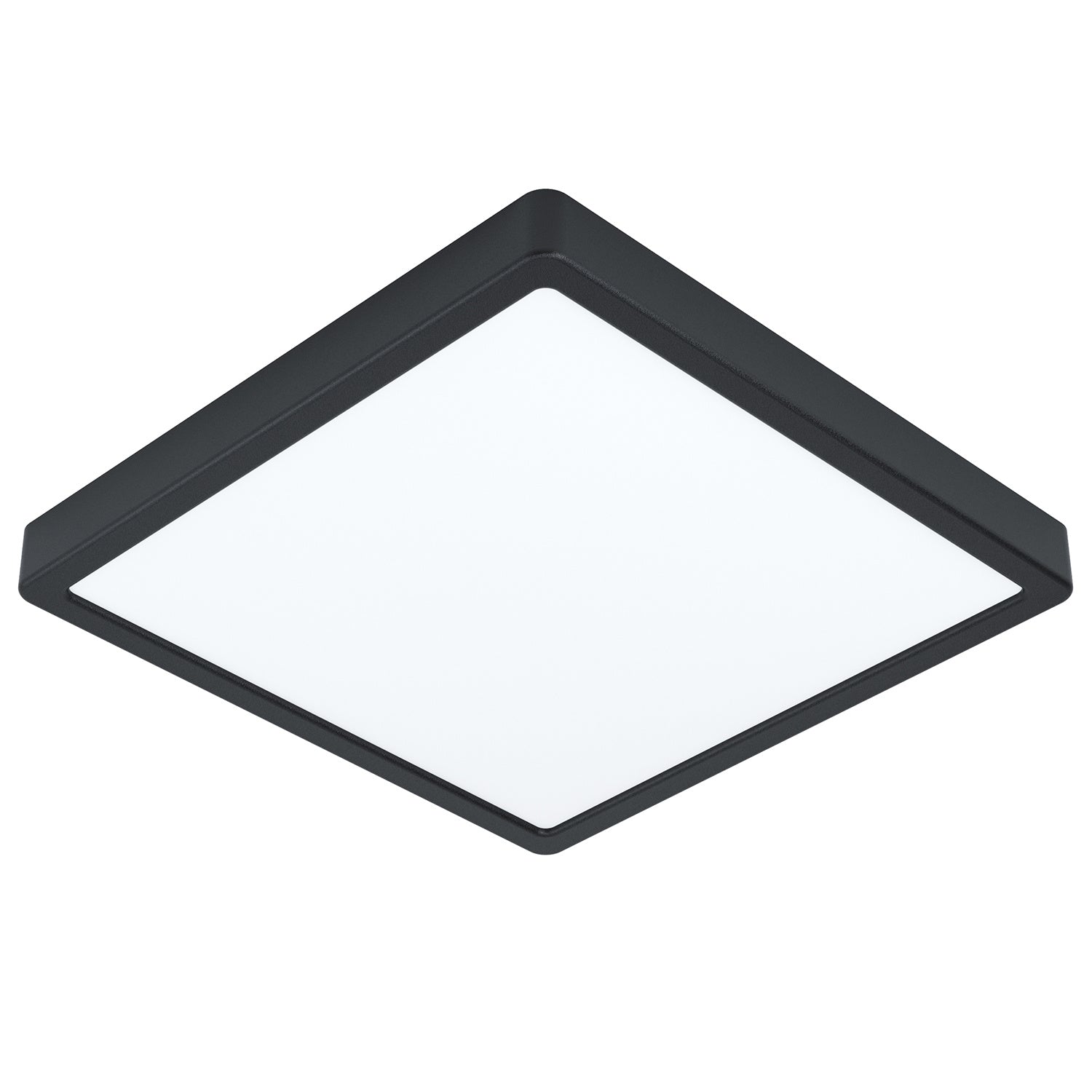 Plafoniera Moderna Fueva 5 In Acciaio Nero Led Integrato 20,5W 3000K Ip44