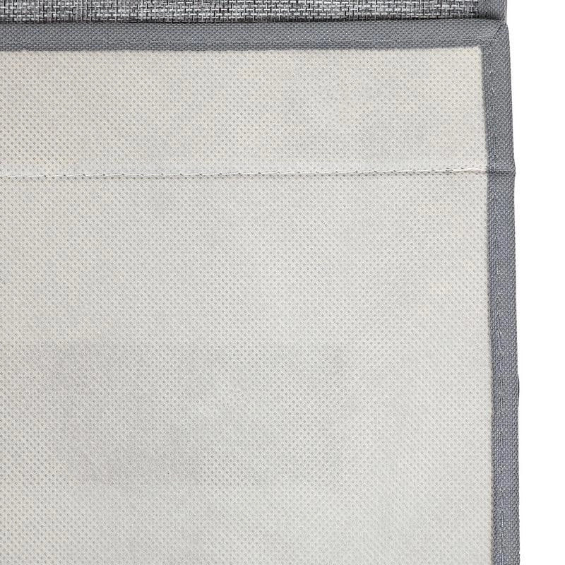 Set di 4 scatole portaoggetti impilabili contenitore organizer per giocattoli con coperchio struttura in metallo chiusura magnetica per vestiti libri e giocattoli grigio 12_0003379
