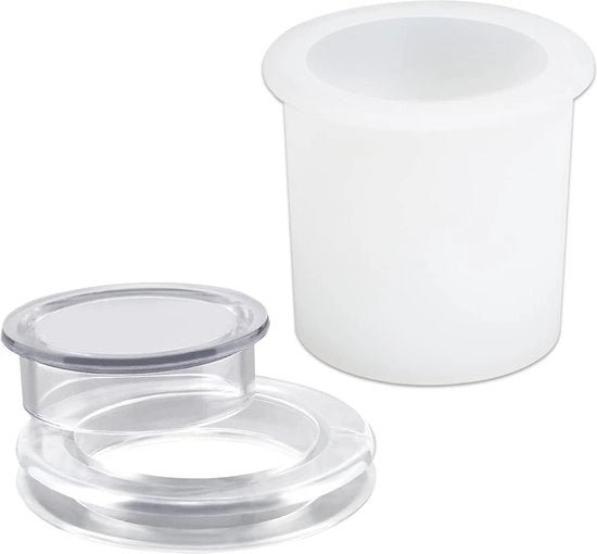 Set di coperture per fori di tavolo paraplu - 2 pezzi - silicone - per fori di tavolo patio - diametro 2-2,5 cm - altezza 1,65 cm