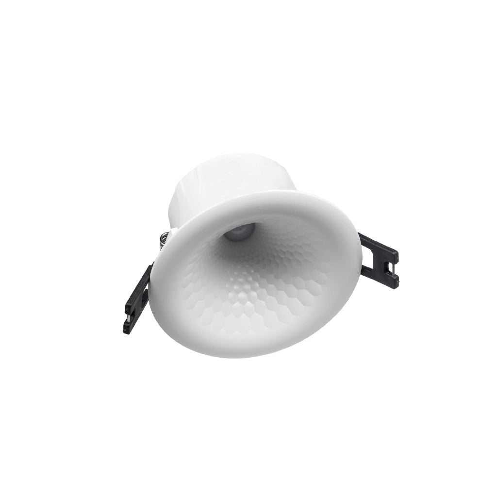 Faretto da incasso non orientabile bianco 3w 3000K luce calda