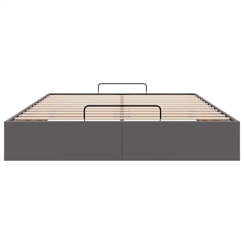 Struttura Letto Pouf senza Materasso 140x190 cm Similpelle