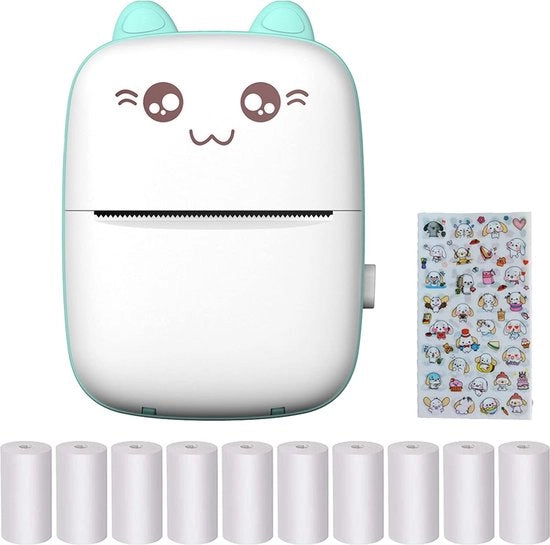 Stampante Portatile Mini - Kit di Avvio - Stampanti da Tasca - Stampante Portatile - Stampante Mobili - Fotostampante