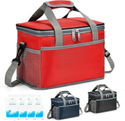 Picnic a sacchetto da 8,5 litri, sacchetto da picnic, borsa da pranzo pieghevole, piccola borsa per il trasporto, termos da 8,5 litri con cinghie regolabili per la spalla - per festival, barbecue, campeggio ecc.