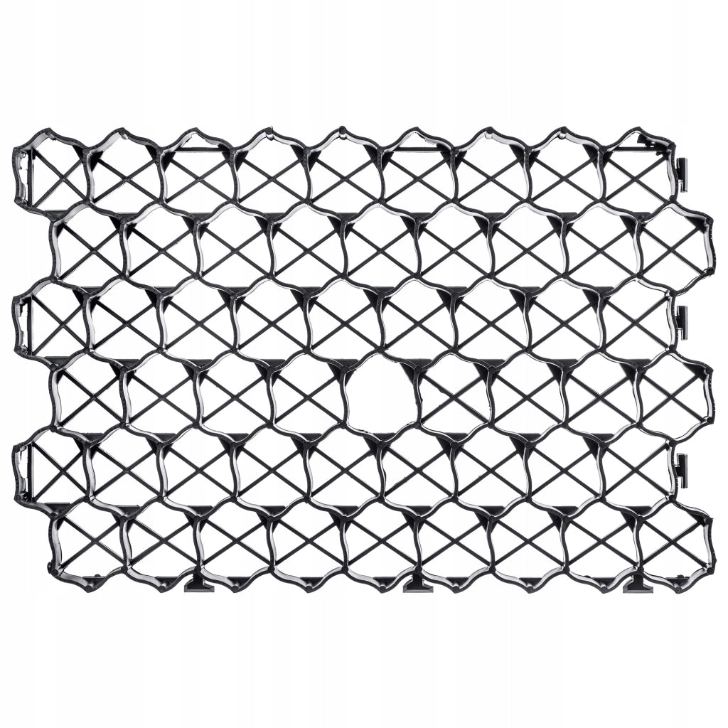 Griglia per prato KADAX Geogrid 60x40x4 cm 10 pezzi Giardino 590 Ton/M2