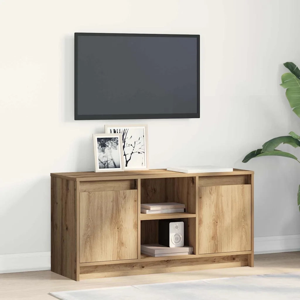 Mobile TV-Credenza per TV Marrone 100 x 34 x 50 cm Legno multistrato 301556