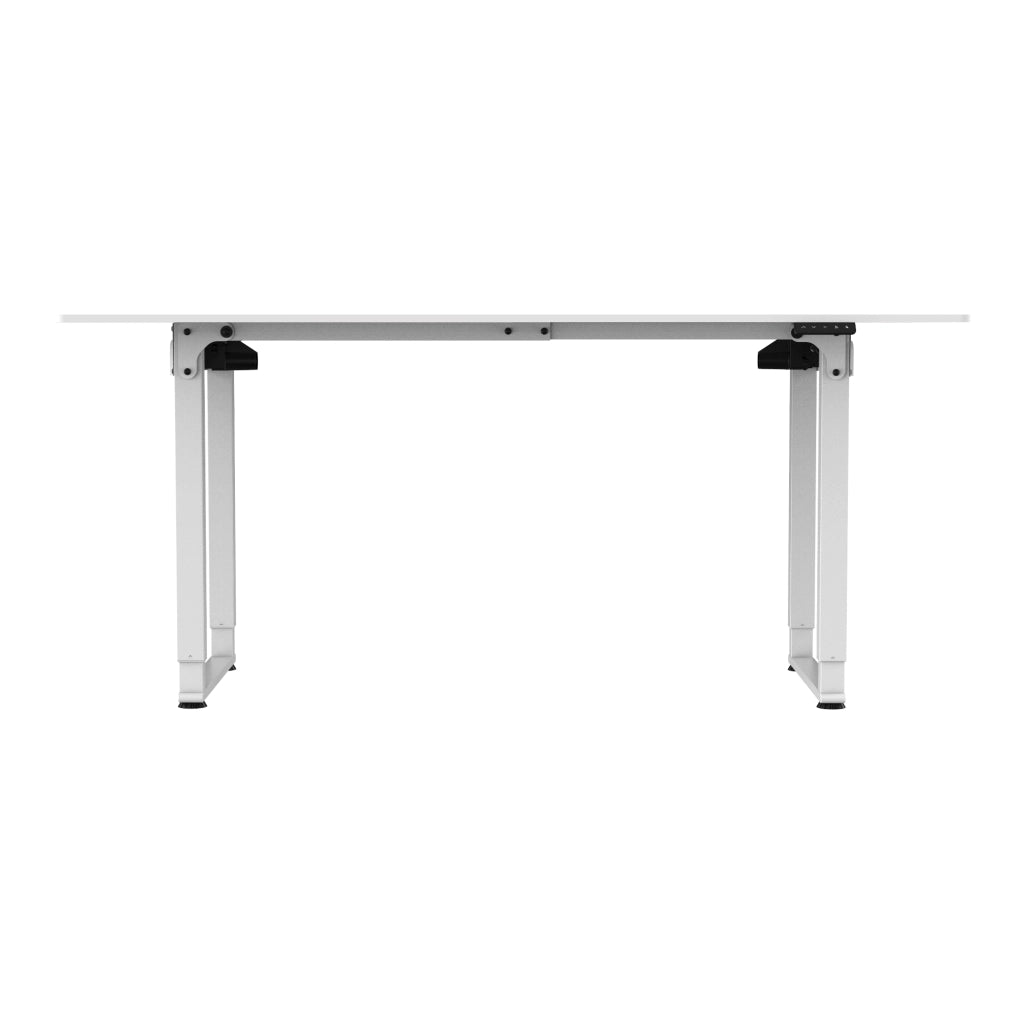 Scrivania Kirkkonummi con Piano Tavolo 180x80 cm cm Regolabile in Altezza - Bianco pro.tec