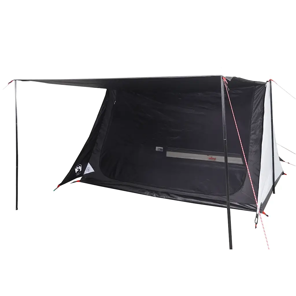 Tenda Campeggio 2 Persone-Tenda per Escursionismo Bianca Tessuto Oscurante Impermeabile 663331