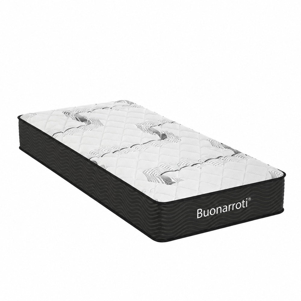 Materasso singolo Tarico 80x190x22.3 H cm. con molle insacchettate e strato in memory foam