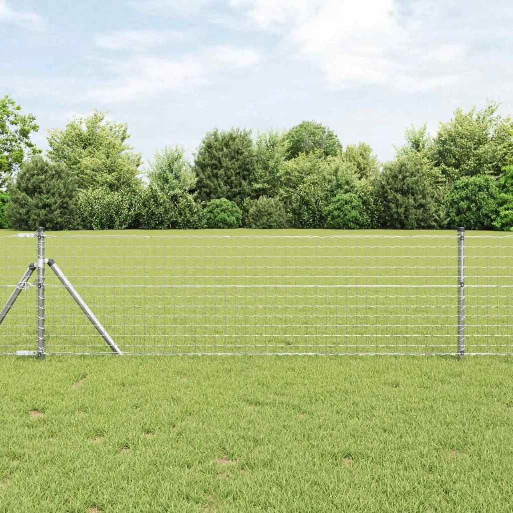 Palo della recinzione 2 pz Argento 80 cm CFW3386991