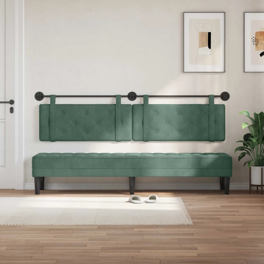 Testiera sospesa Verde Mare Velluto 42031756