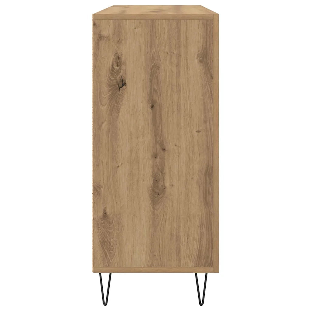 Credenza-Buffet-Armadio da cucina Rovere artigianale 90 x 32,5 x 80 cm Legno multistrato