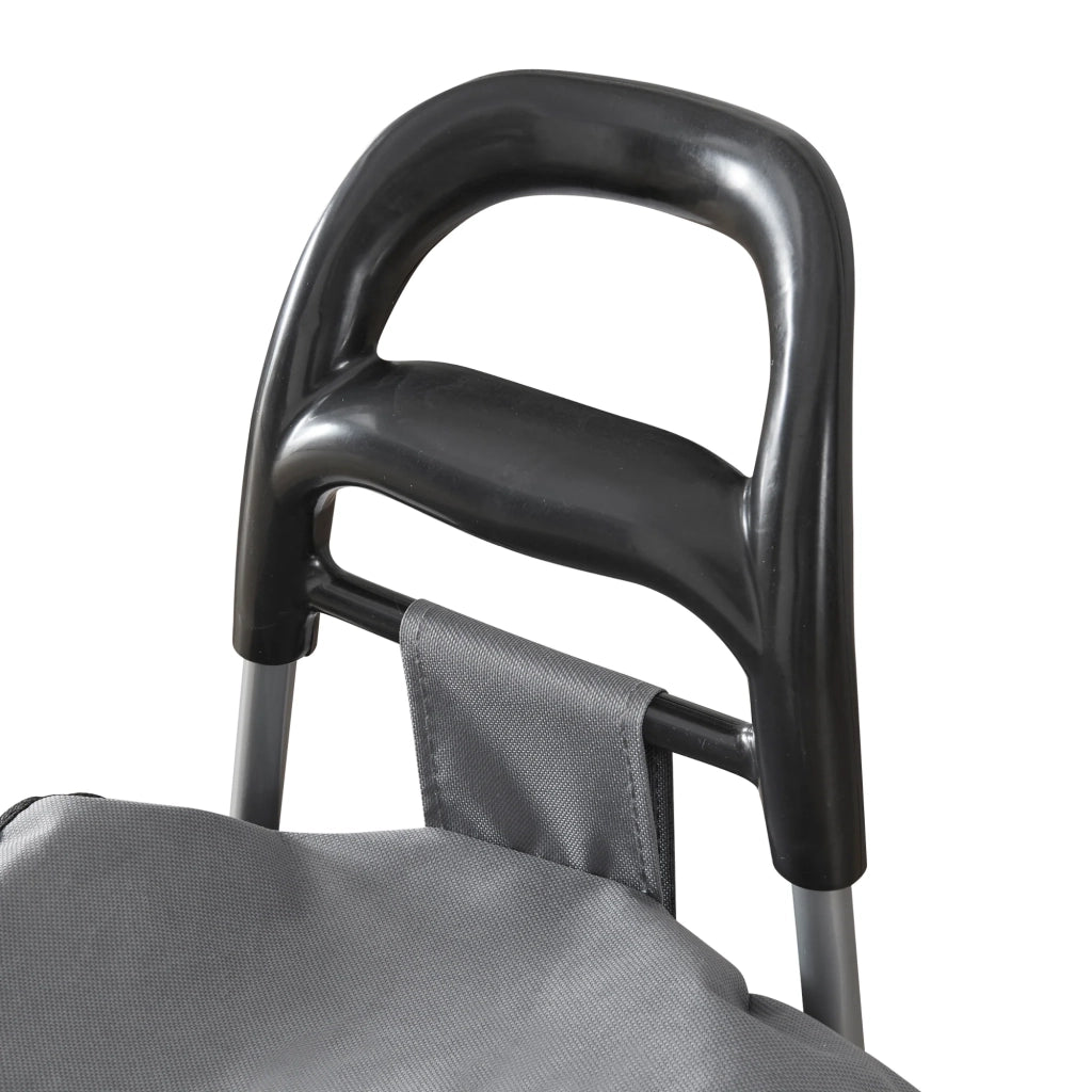 Carrello della spesa 96 x 35 x 29 cm grigio scuro nero 03_0006700