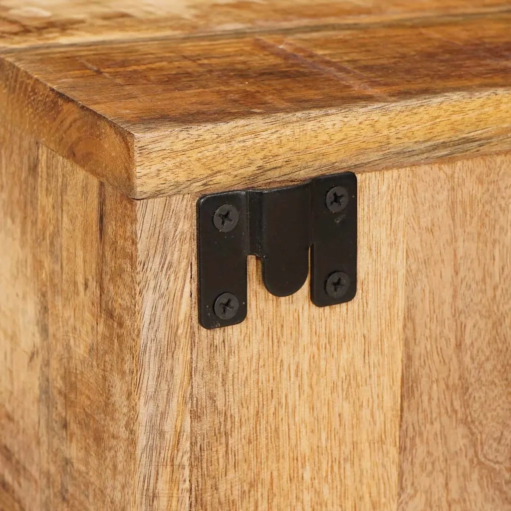 Comodino Marrone 35 x 33 x 48 cm Legno di mango massello 4016724
