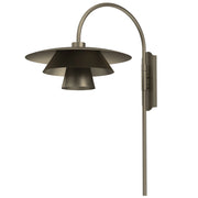 Applique Plato 1 luce bronzo titanio metallo Luminex