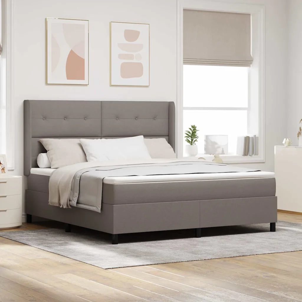 Letto a molle con materasso Talpa 200 x 180 cm Tessuto 3341662