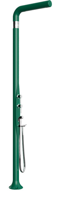 Doccia da Esterno Giardino Miscelatore Deviatore e Doccetta Mobile Arkema Funny Yang Verde