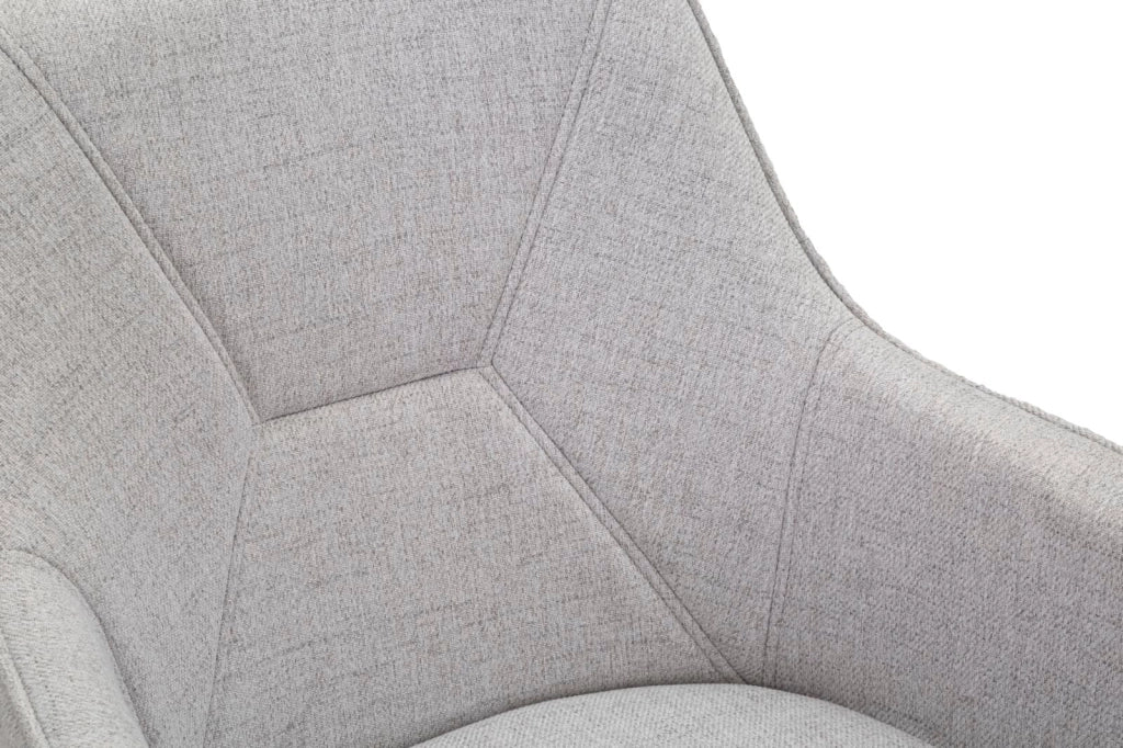 Set di Sedie Eleganti Vicenza Grigie 2 Pz 58x63x85,5 cm