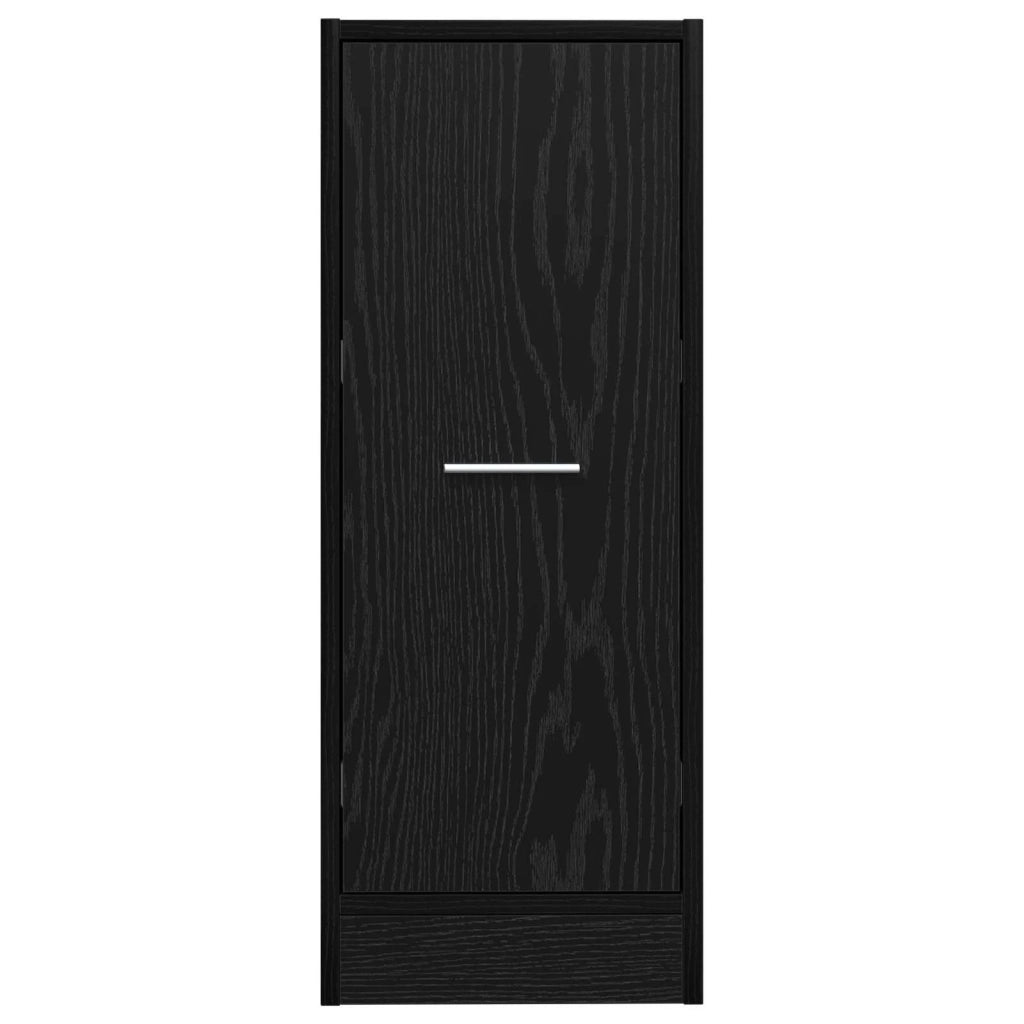 Armadio da Apoteca Rovere nero 30 x 41 x 77.5 cm 868992