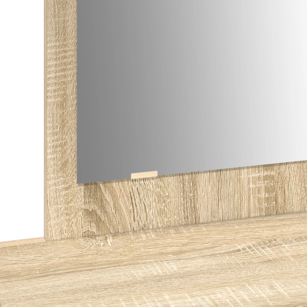 Toeletta a Muro Rovere Sonoma 100x40x70 cm