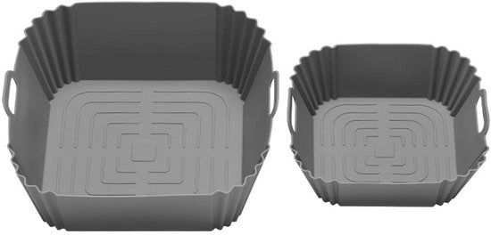 Accessori per airfryer - piastra in silicone per airfryer - modello FN101GY - colore grigio