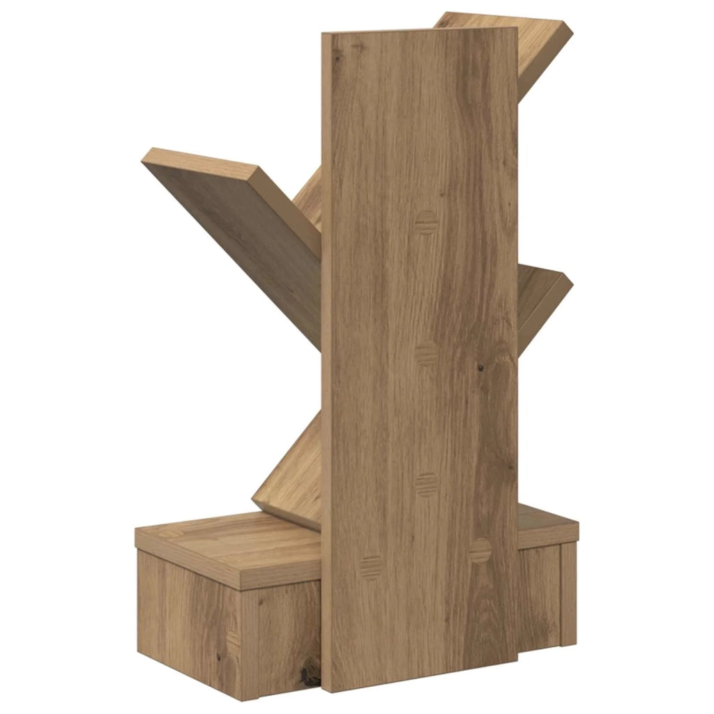 Scaffale per Libri a Forma di Albero 3 Strati 30 x 18 x 48 cm 8012363