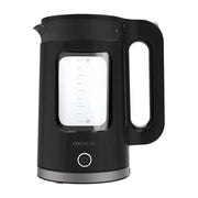 Cecotec 01439 Thermosense 330 Glassy Bollitore elettrico 1.7 L 2200 W Keep Warm filtro anticalcare base 360° colore Nero
