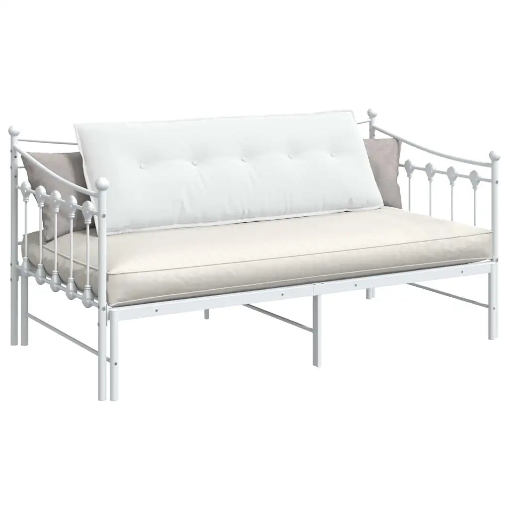 Cuscino per Schiena Bianco 140 x 19 x 50 cm Tessuto