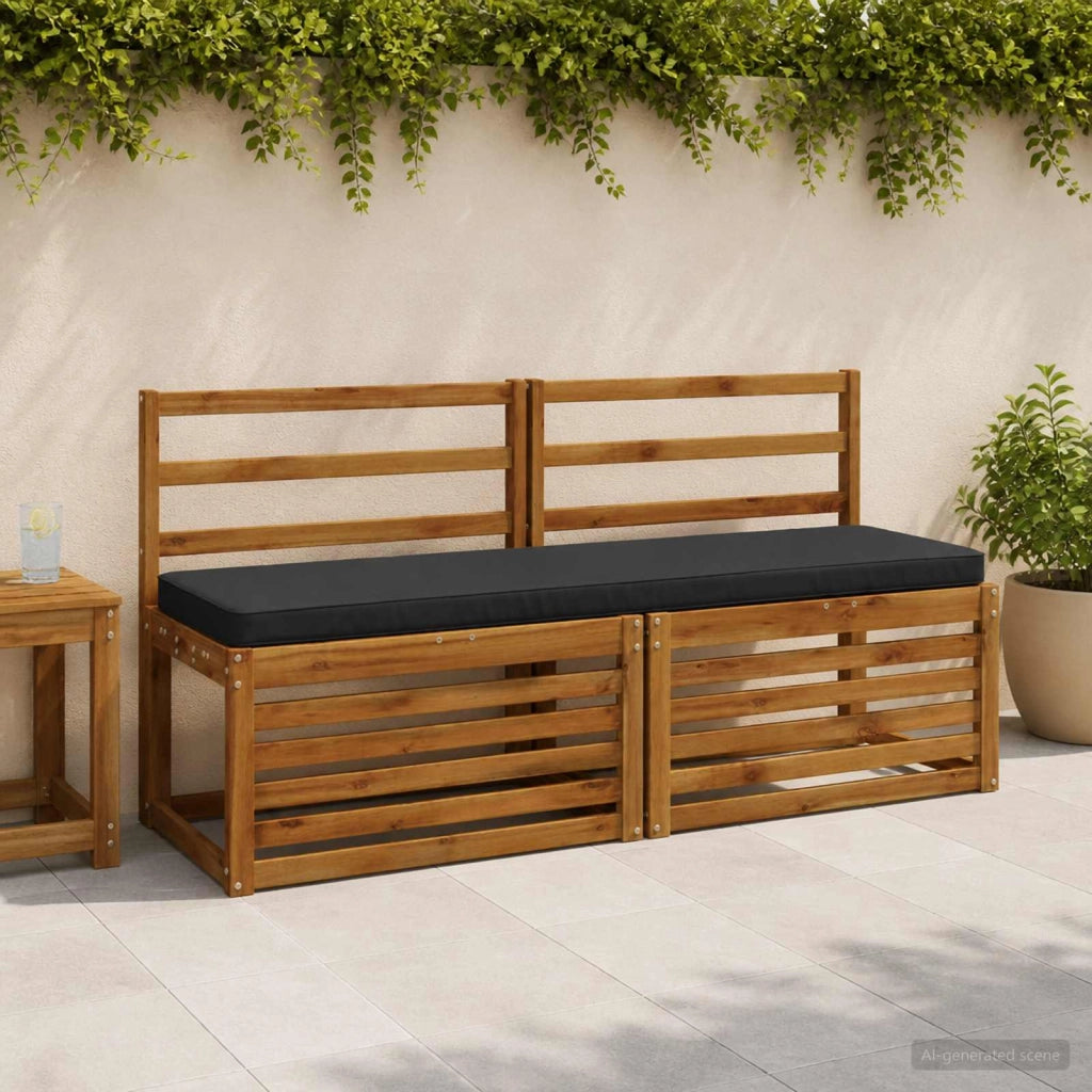 Cuscini per Panchina a 2 Pezzi VUGHT 2 pz 100% Poliestere 951355