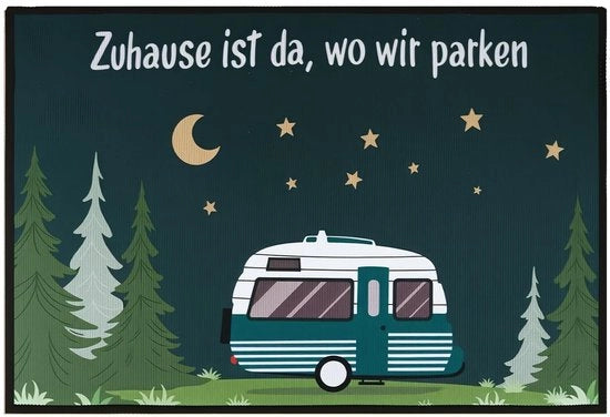 Matto di ingresso per camper 40 x 60 cm, tappeto antiscivolo per camper, accessori per camper, accessori per caravan, decorazione per caravan, matto di ingresso antiscivolo, regalo per camper