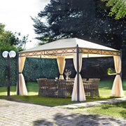Top Telo Copertura Di Ricambio Per Gazebo 3X4 Gaz372 Moia - Moia