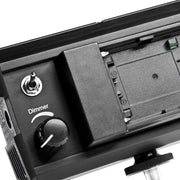 128 Daylight Luce LED video continua per fotocamera, illuminazione dimmerabile con batteria e diffusore, per streaming studio fotografico