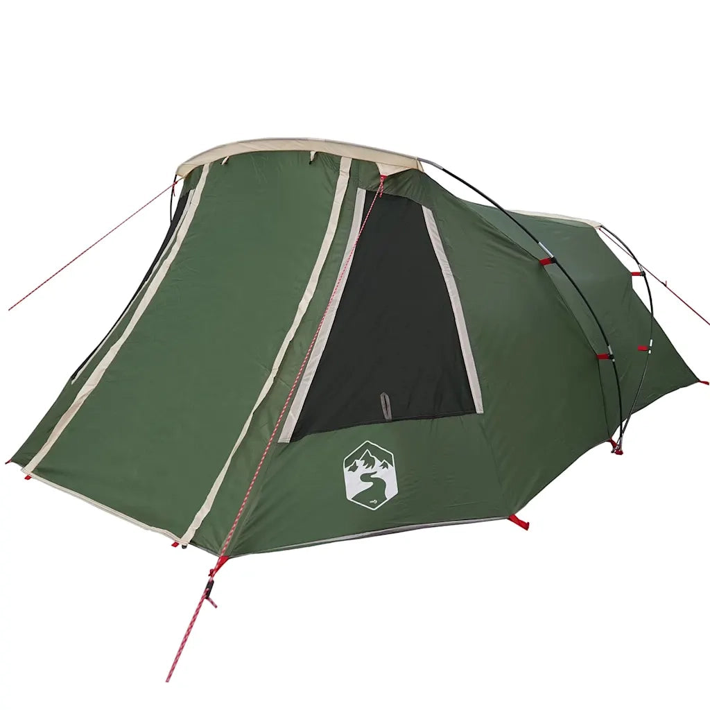 Tenda Tunnel per 3 Persone 3 persona Verde e Bianco 42004050