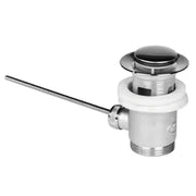 PILETTA OTTONE CON SALTELLO AUTOMATICO IN OTTONE CROMATO 1   Idroweb