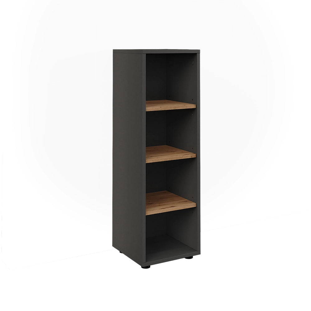Vicco Mobiletto midi Antracite/Artisan 30 x 95 cm 4 vani portaoggetti