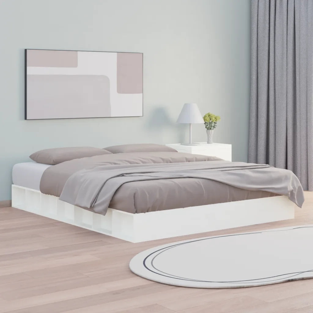 Giroletto Bianco 200x200 cm in Legno Massello cod mxl 59849