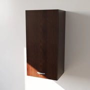 Pensile Cucina in Legno Nobilitato Wenge Mobile Alto con 1 Anta, Pensile Componibile Moderno Made in Italy (H90XL45XP33cm)