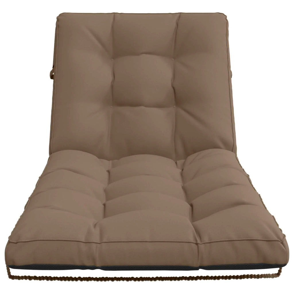 Cuscino per Lettino VIANEN 100% Poliestere Tortora 953856