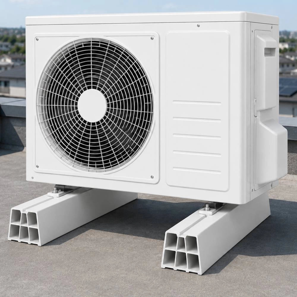Base supporto pavimento pvc h80 1000 mm per unità esterne hvc