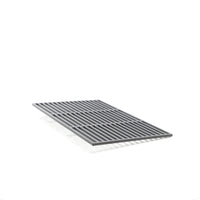 Griglia rettangolare in ghisa 60 x 40 cm per barbecue a carbone e a gas