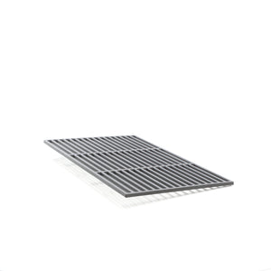 Griglia rettangolare in ghisa 60 x 40 cm per barbecue a carbone e a gas