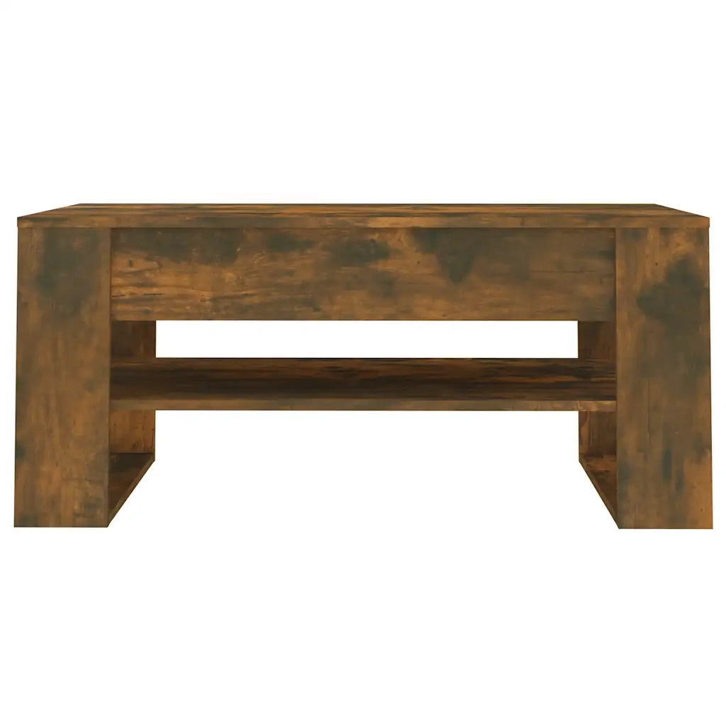 Tavolino da salotto | Tavolino da caff¨¨ | Tavolino da Soggiorno Rovere Fumo 102x55x45 cm Legno Multistrato