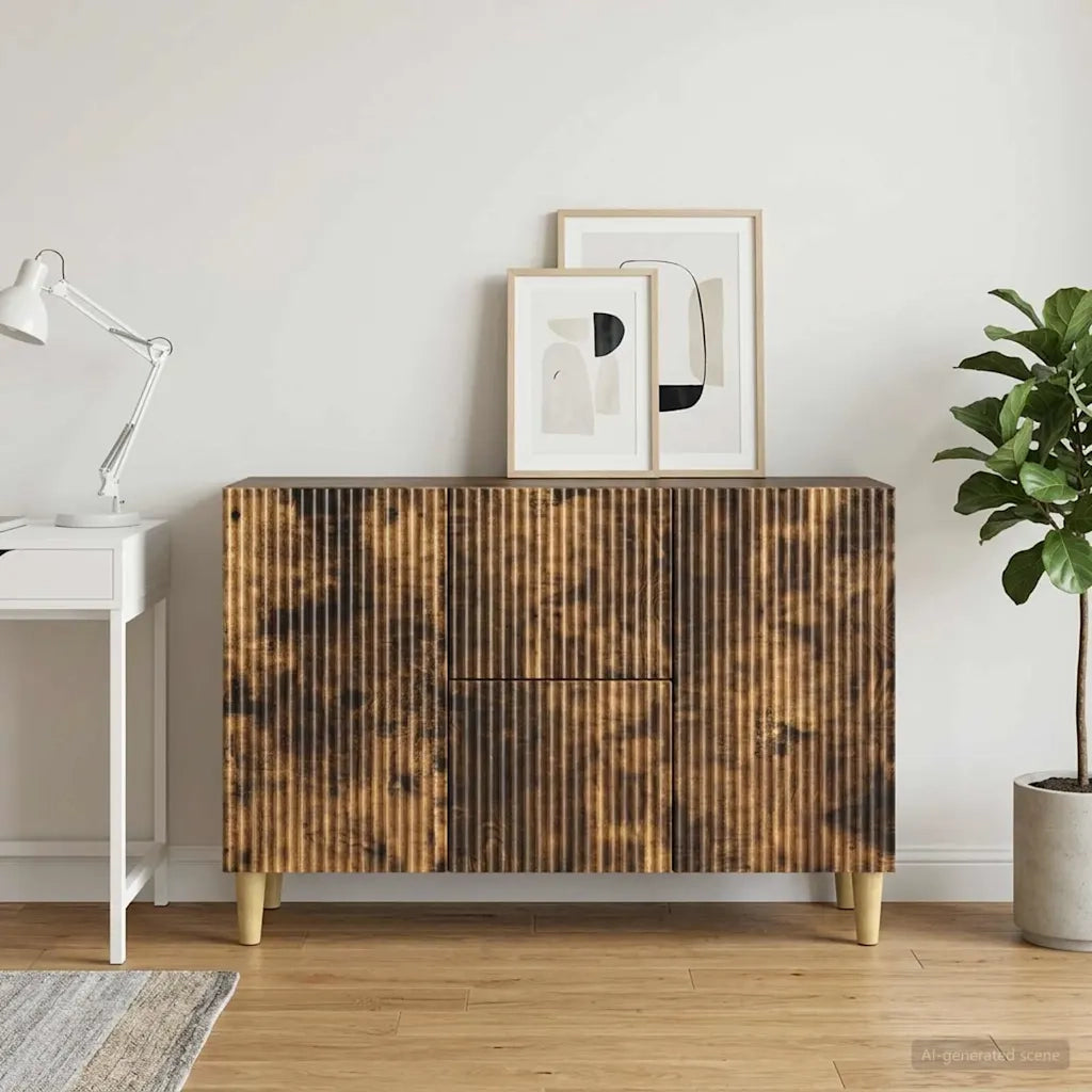 Credenza Rovere Fumo 89 x 34,5 x 60 cm Legno ingegnerizzato 894660