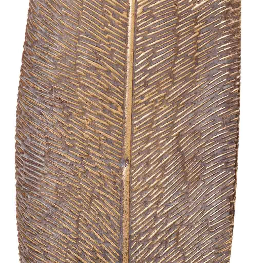 Candeliere in metallo dorato 17,5x16,5x60h