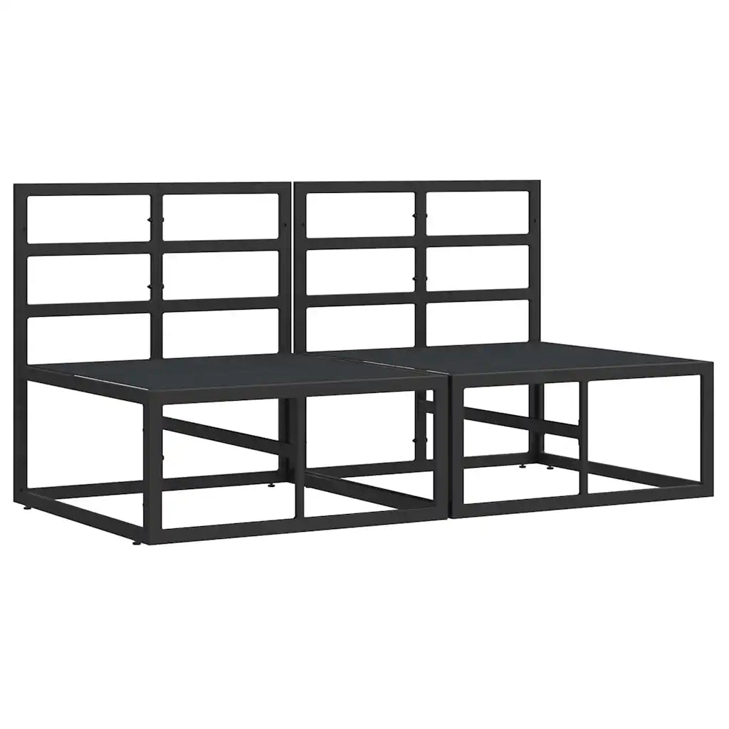 Mobili da Esterno 2 Pezzo Nero e antracite 70 x 71,5 x 71 cm CFW5957113
