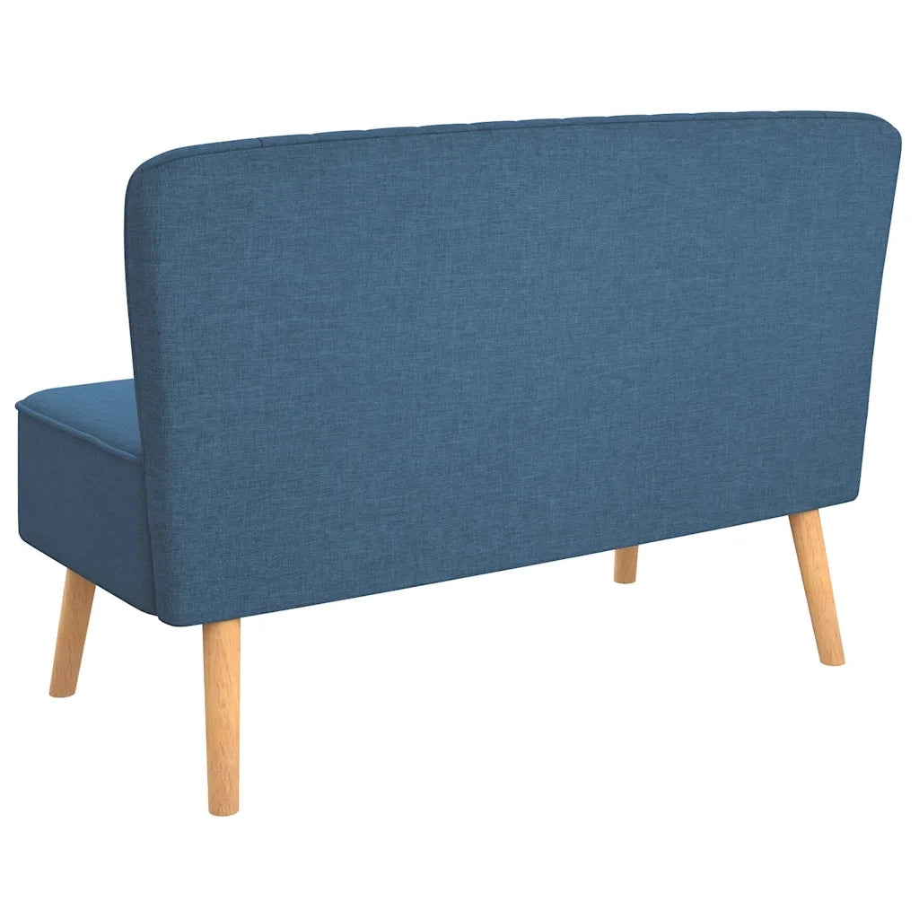 Divano | Divano da soggiorno | Sofa in Tessuto 117x55,5x77 cm Blu